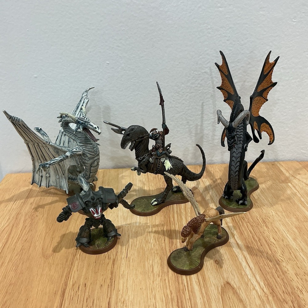 Heroscape 5 Figure Lot Raknar's Vision Nilfheim No Cards
